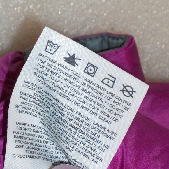 NIKE GOLF Sz L Activewear Full Zip Vest Purple Gray Inside Zip Pockets - Picture 9 of 9